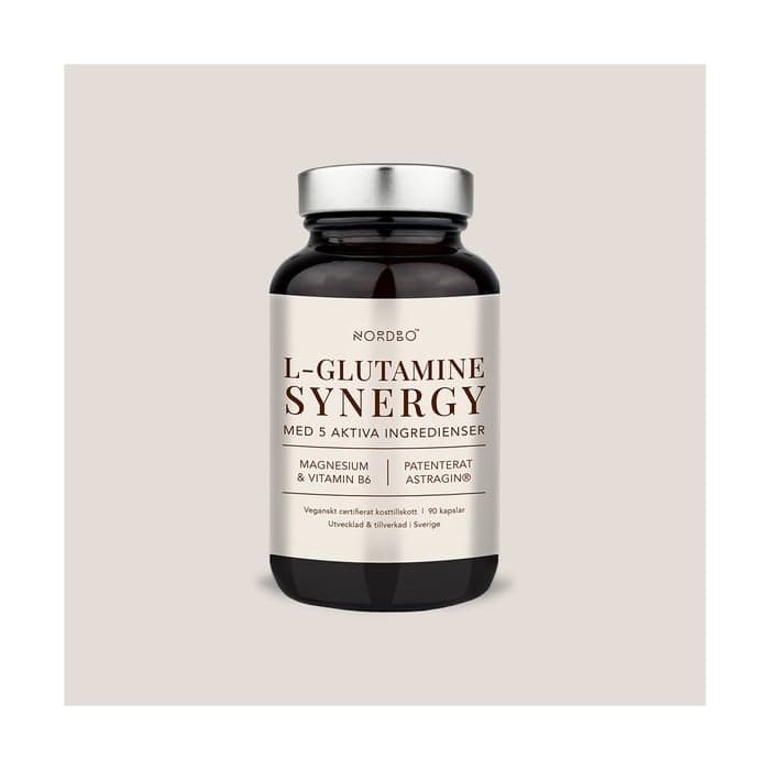 L-Glutamine Synergy 90 kapslar från Nordbo – köp hos Bodystore