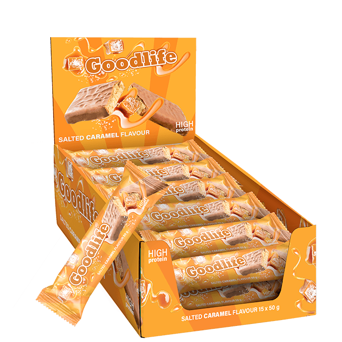 15 x Proteinbar 50 g – från Goodlife – 229 kr – hos Bodystore