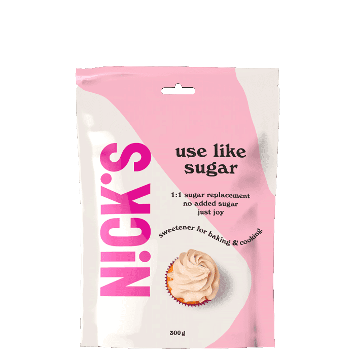 Use like Sugar Sockerersättning 300 g – från Nicks – 79 kr – hos Bodystore
