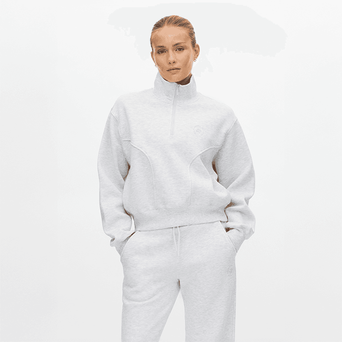 Base Half‑Zip Ljusgrå – från Röhnisch – 799 kr – hos Bodystore