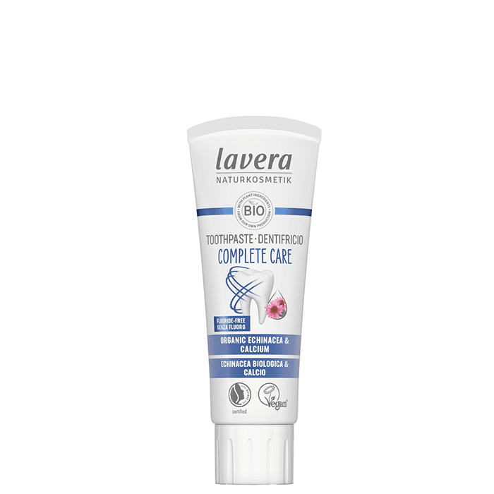 Tandkräm Complete Care Fluorfri 75 ml – från Lavera – 99 kr – hos Bodystore