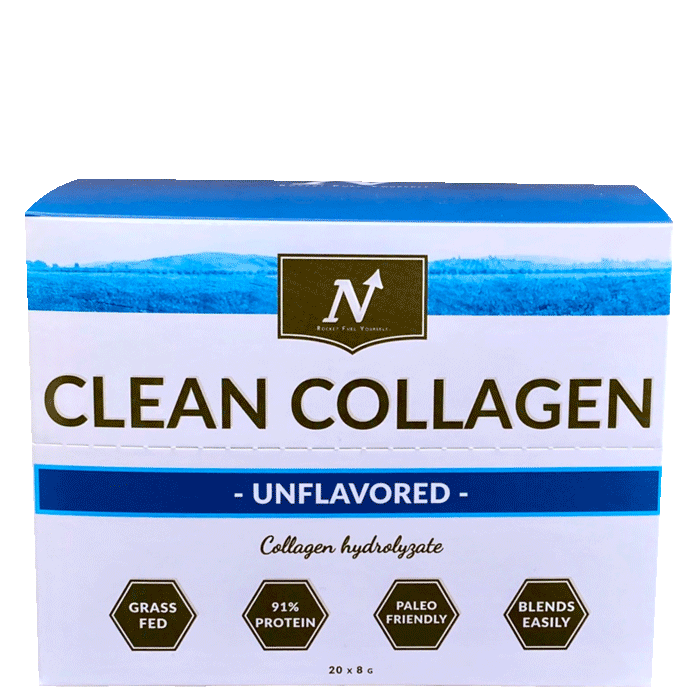 20 x Clean Collagen Portionspåsar 8 g – från Nyttoteket – 130 kr – hos Bodystore