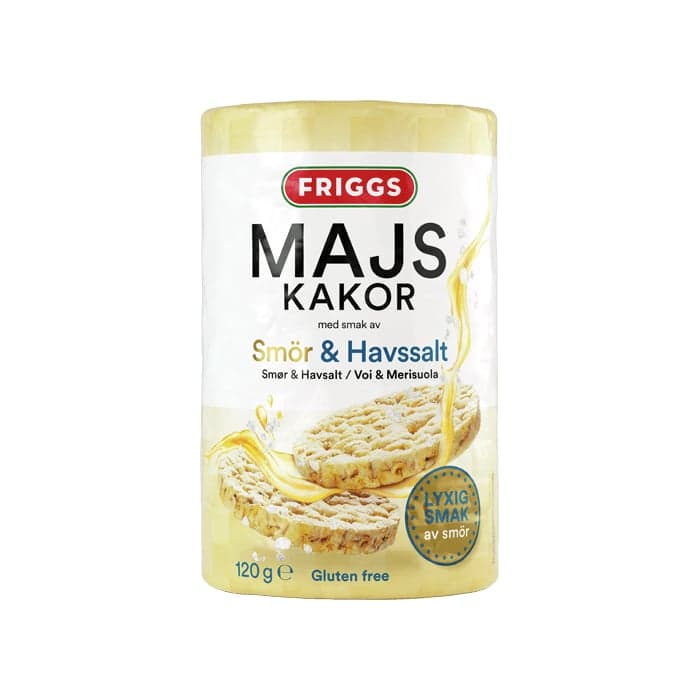 Majskakor 125 g – från Friggs Health Food – 29 kr – hos Bodystore