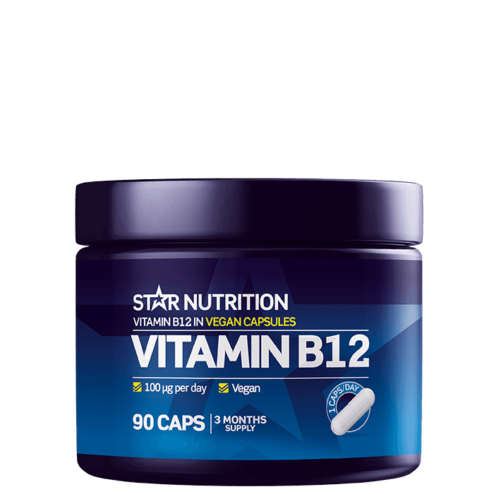Vitamin B12 90 kapslar från Star Nutrition – köp hos Bodystore