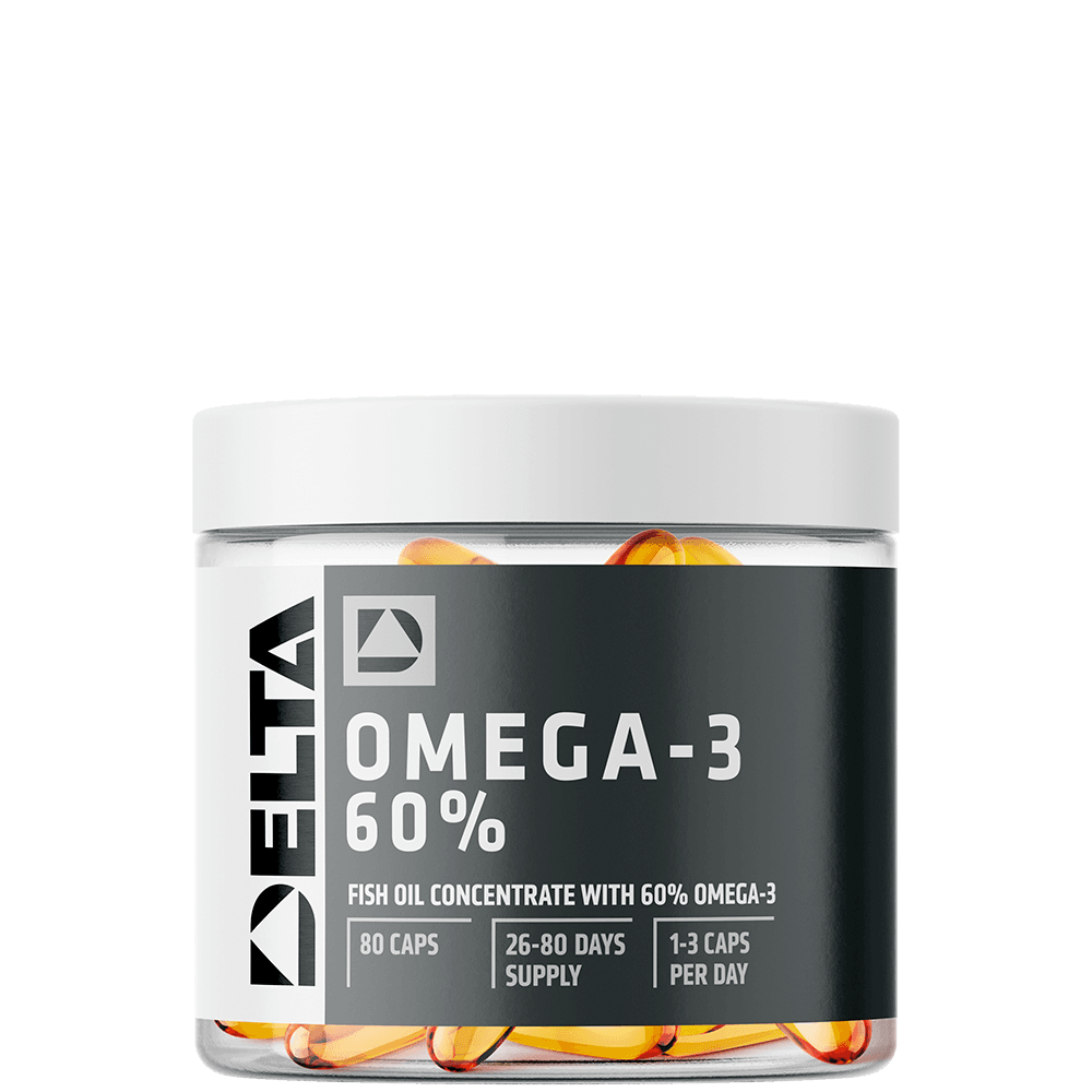 Omega-3 60% 80 kapslar – från Delta Nutrition – 159 kr – hos Bodystore