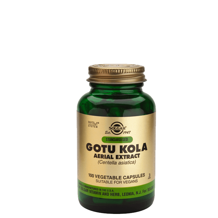 Gotu Kola 100 Kapslar – från Solgar – 198 kr – hos Bodystore