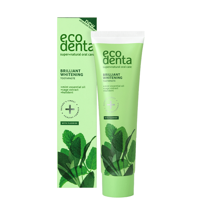 Brilliant Whitening Tandkräm 100 ml – från Ecodenta – 59 kr – hos Bodystore