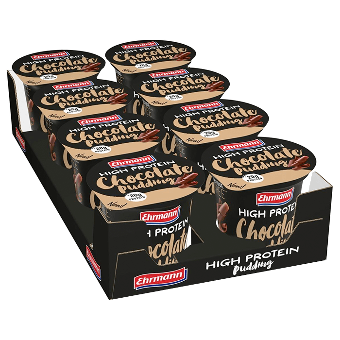 8 x Ehrmann Protein Pudding, 200 g från Ehrmann – köp hos Bodystore