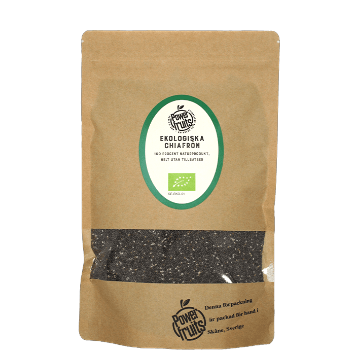 Ekologiska Chiafrön 500 g – från Powerfruits – 93 kr – hos Bodystore