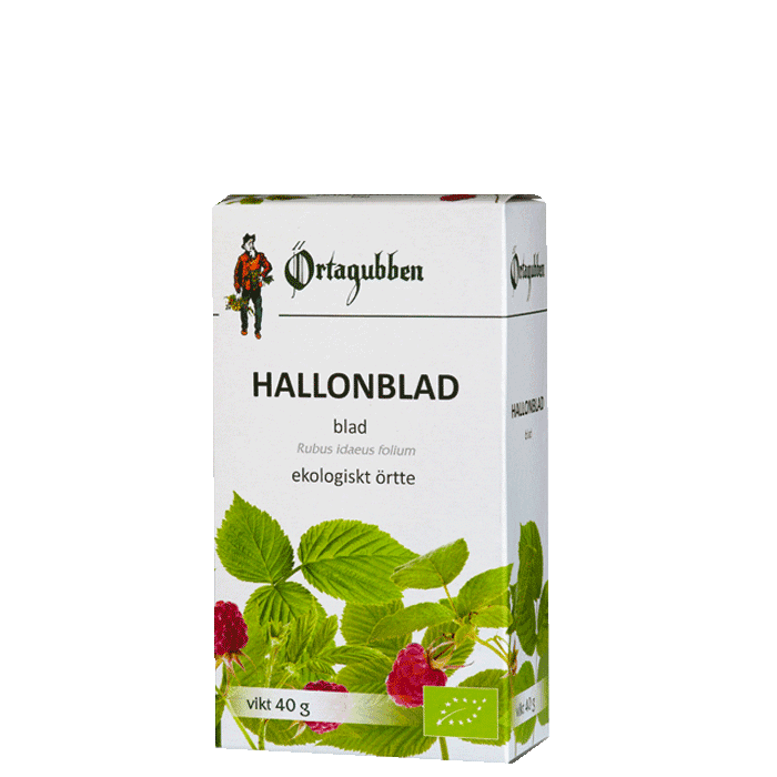 Hallonblad 40 g – från Örtagubben – 89 kr – hos Bodystore