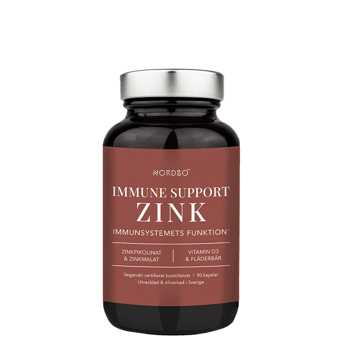 Immune Support Zink 90 kapslar – från Nordbo – 139 kr – hos Bodystore