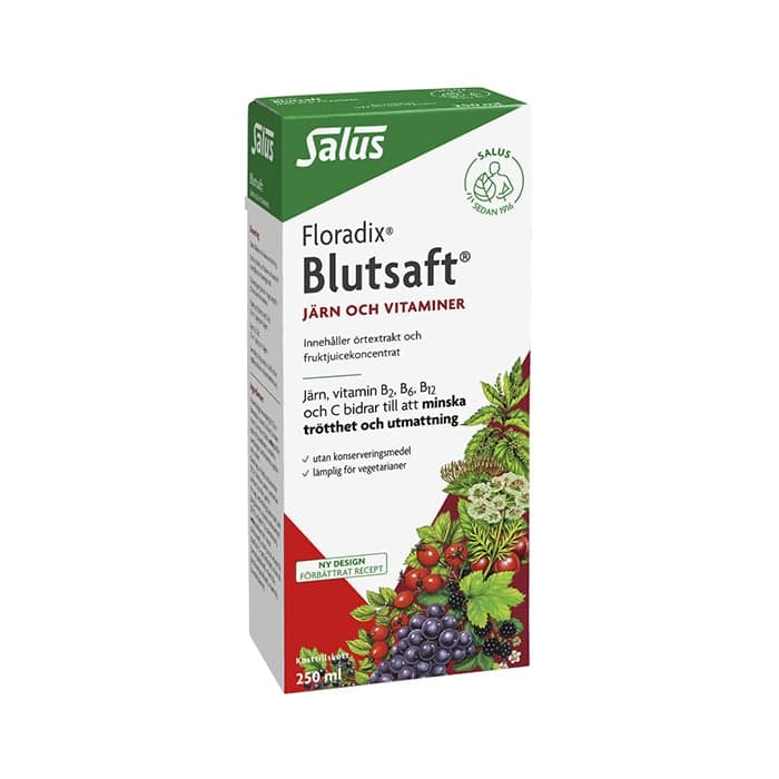 BLUTSAFT 250ml – från Salus – 199 kr – hos Bodystore