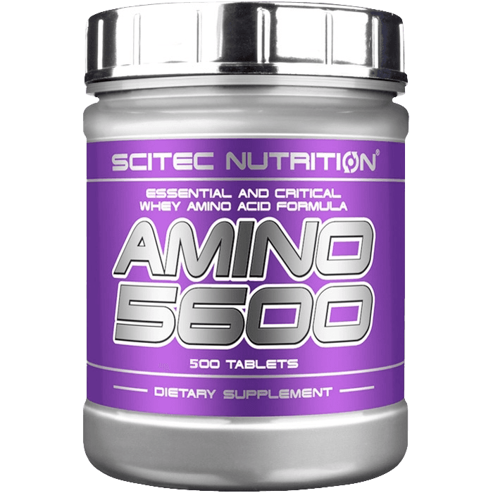 Amino 5600 EEA + Hydroliserat Vassle 500 tabletter – från Scitec Nutrition – 399 kr – hos Bodystore