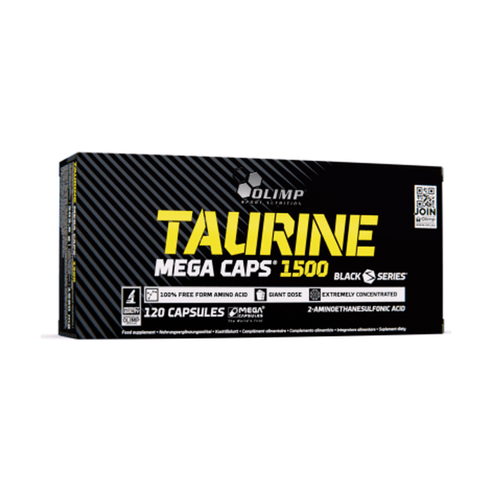 Taurine Mega Caps Aminosyror 120 Kapslar – från Olimp Sports Nutrition – 159 kr – hos Bodystore