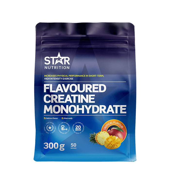 Smaksatt Kreatin Monohydrat 300 g – från Star Nutrition – 199 kr – hos Bodystore