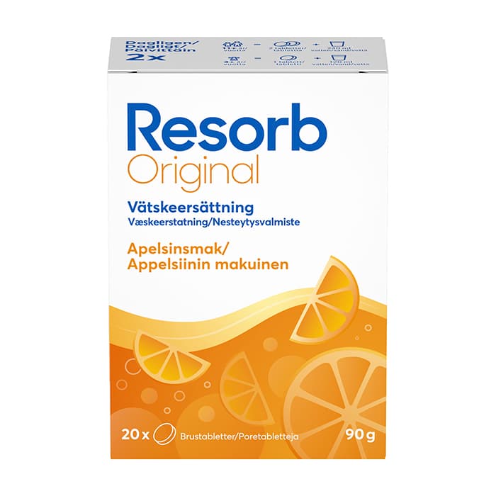 Original 20 st brustabletter – från Resorb® – 65 kr – hos Bodystore