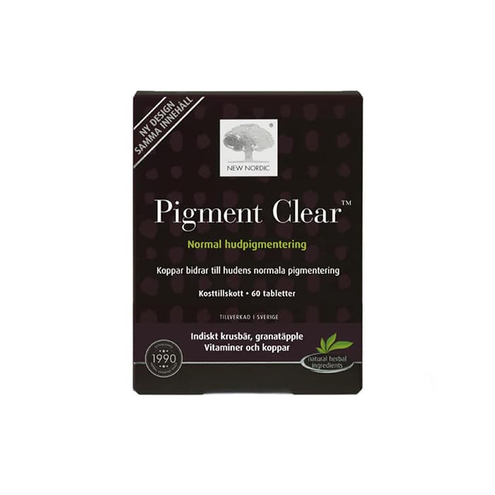 Pigment Clear 60 tabletter – från New Nordic – 200 kr – hos Bodystore