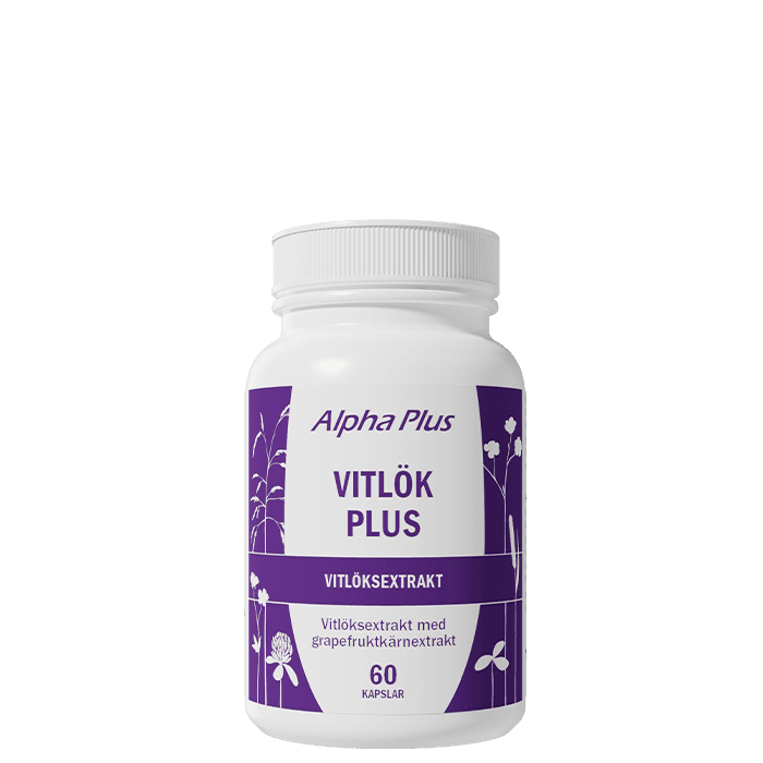 Vitlök plus 60 kapslar från Alpha Plus – köp hos Bodystore