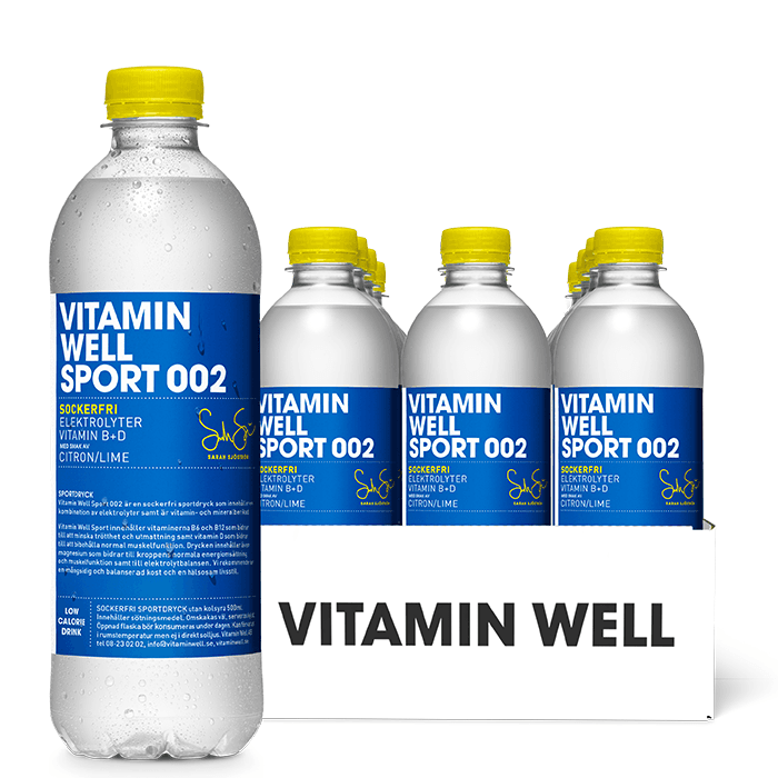 12 x Vitamin Well Vitamindryck 500ml – från Vitamin Well – 229 kr – hos Bodystore