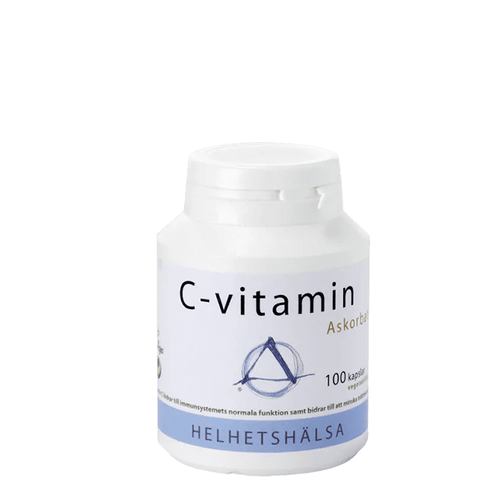 C-vitamin askorbat 100 kapslar – från Helhetshälsa – 156 kr – hos Bodystore