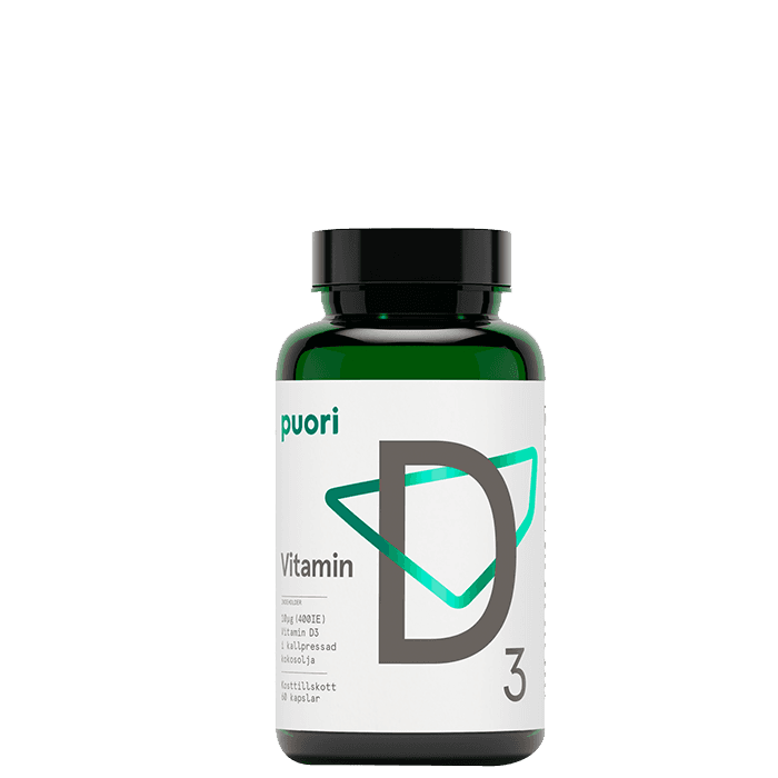 D-Vitamin 400 60 kapslar från Puori – köp hos Bodystore