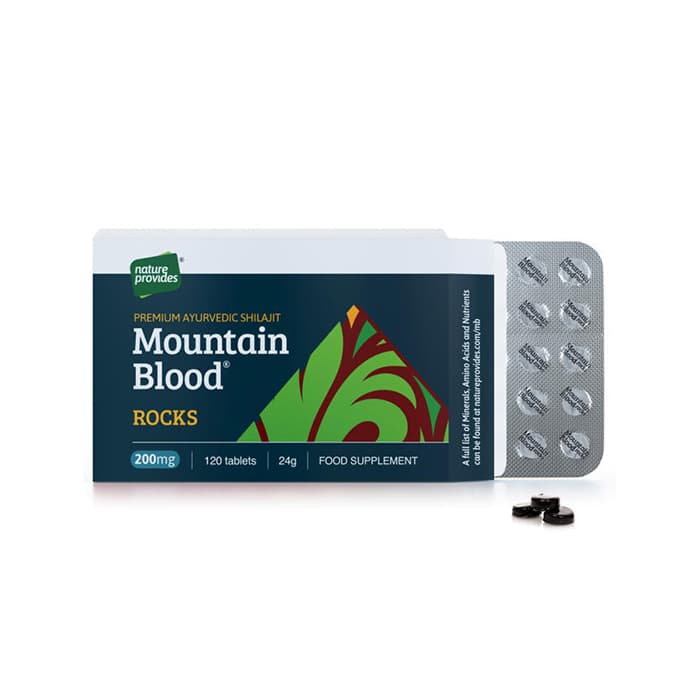 Mountain Blood® Rocks 120 kapslar – från Nature Provides – 329 kr – hos Bodystore