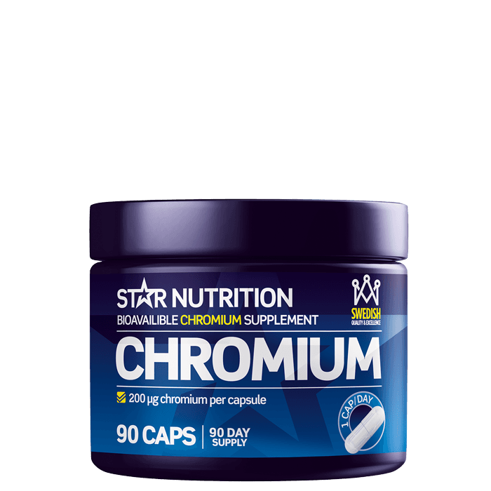 Chromium Krom 90 Kapslar från Star Nutrition – köp hos Bodystore