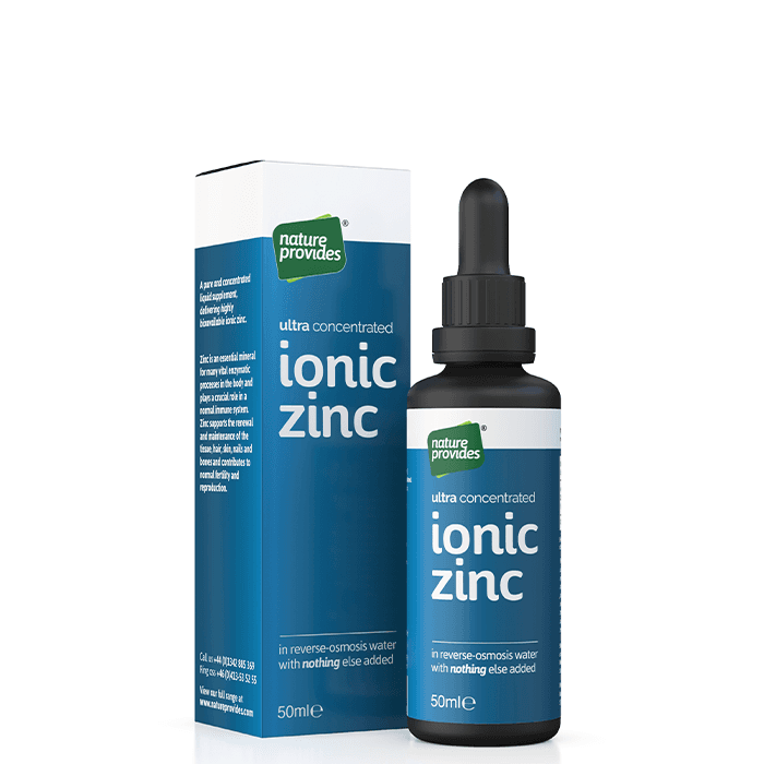 Ultrakoncentrerad Jonisk Zinksulfat 50 ml – från Nature Provides – 259 kr – hos Bodystore