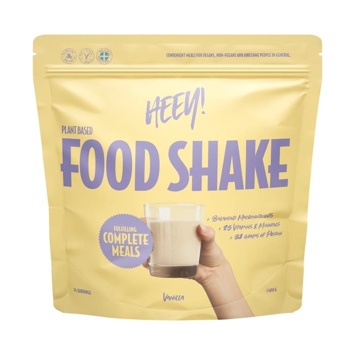 Vegansk Food Shake Måltidsersättning 1400 g – från Heey! – 378 kr – hos Bodystore
