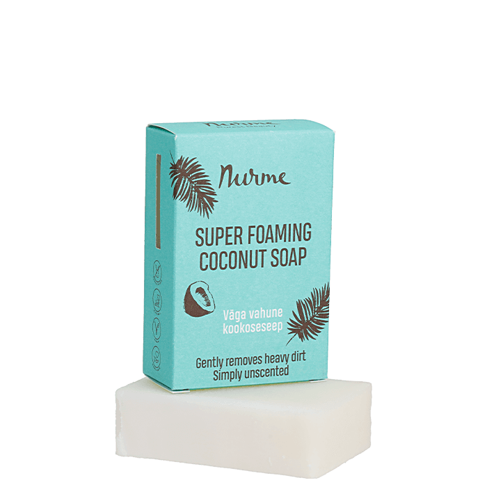 Super Foaming Kokos Tvål 100 g – från Nurme – 89 kr – hos Bodystore