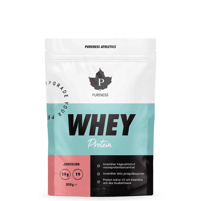 Athletics Vassleprotein Jordgubb 500 g från Pureness – köp hos Bodystore