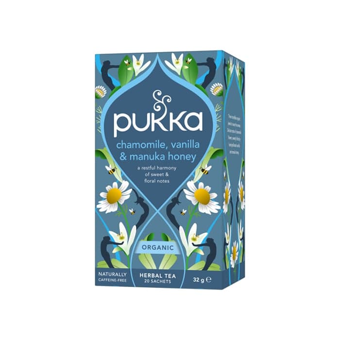 Örtte Chamomile, Vanilla & Manuka Honey EKO 20 st – från Pukka – 49 kr – hos Bodystore