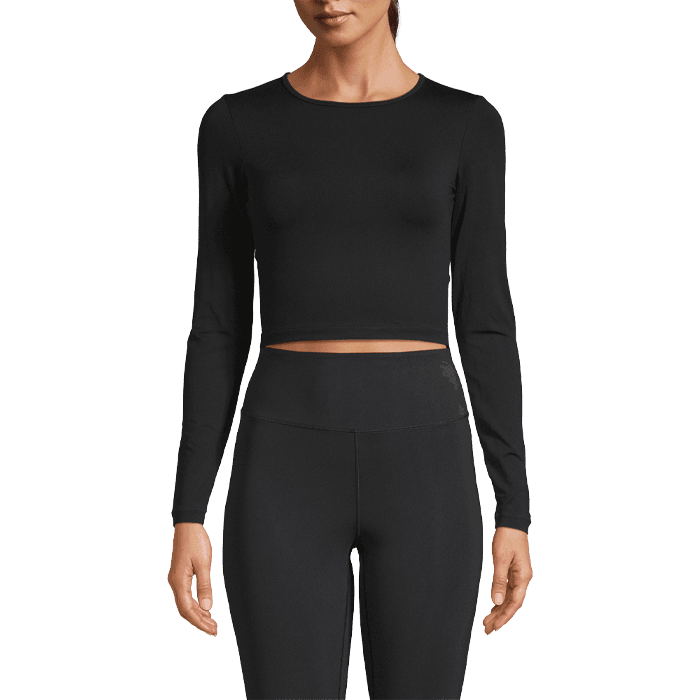 Crop Long Sleeve, Black – från Casall Sportswear – 300 kr – hos Bodystore