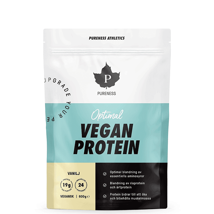 Athletics Optimal Veganskt Protein Vanilj 600 g från Pureness – köp hos Bodystore