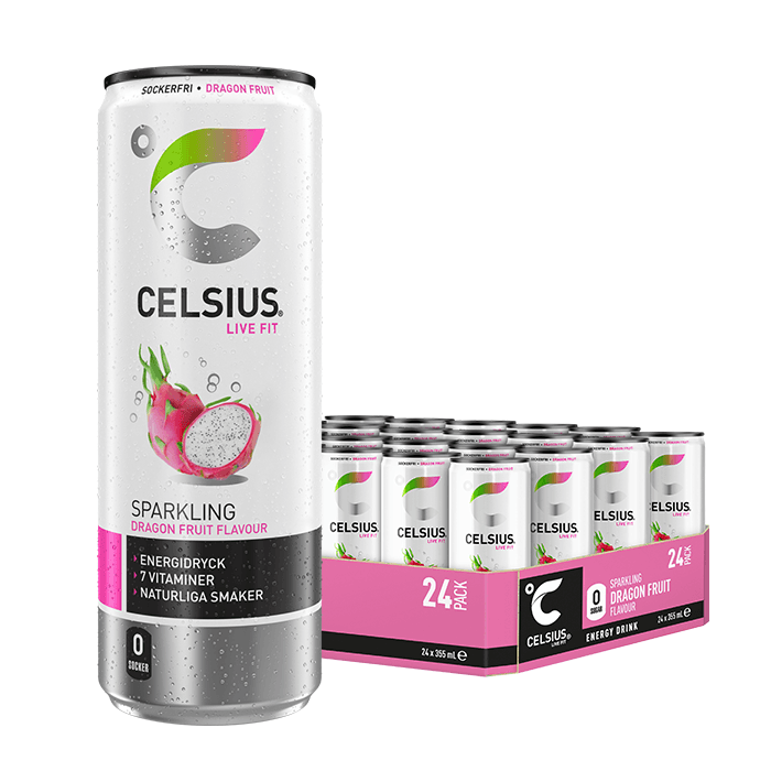 24 x Celsius Energidryck 355 ml – från Celsius – 489 kr – hos Bodystore