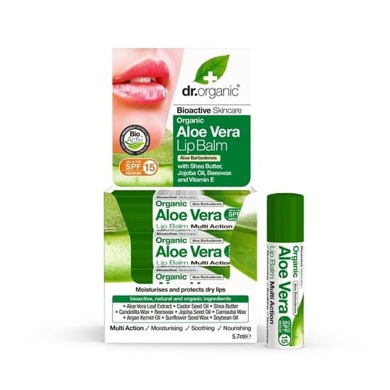 Aloe Vera Läppbalsam 5,7 ml – från Dr Organic – 59 kr – hos Bodystore