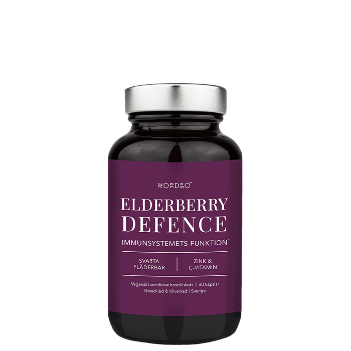 Elderberry Försvar 60 kapslar – från Nordbo – 185 kr – hos Bodystore