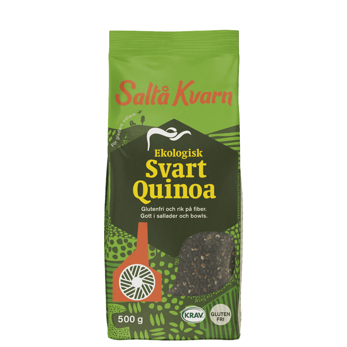 Svart Quinoa 500 g – från Saltå Kvarn – 75 kr – hos Bodystore