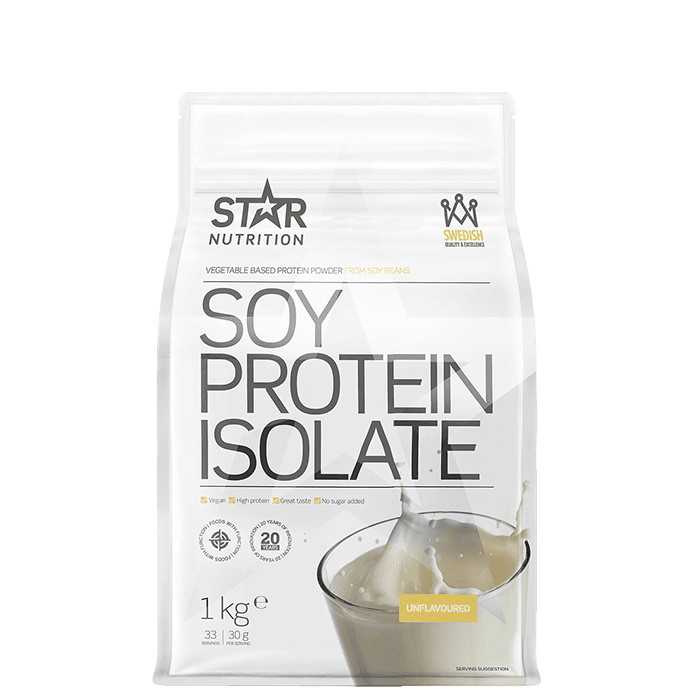 Sojaproteinisolat 1 kg från Star Nutrition - köp hos Bodystore