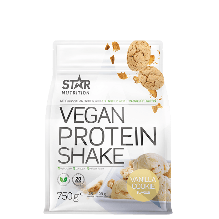 Vegan Protein Shake Veganskt Proteinpulver 750 g – från Star Nutrition – 249 kr – hos Bodystore