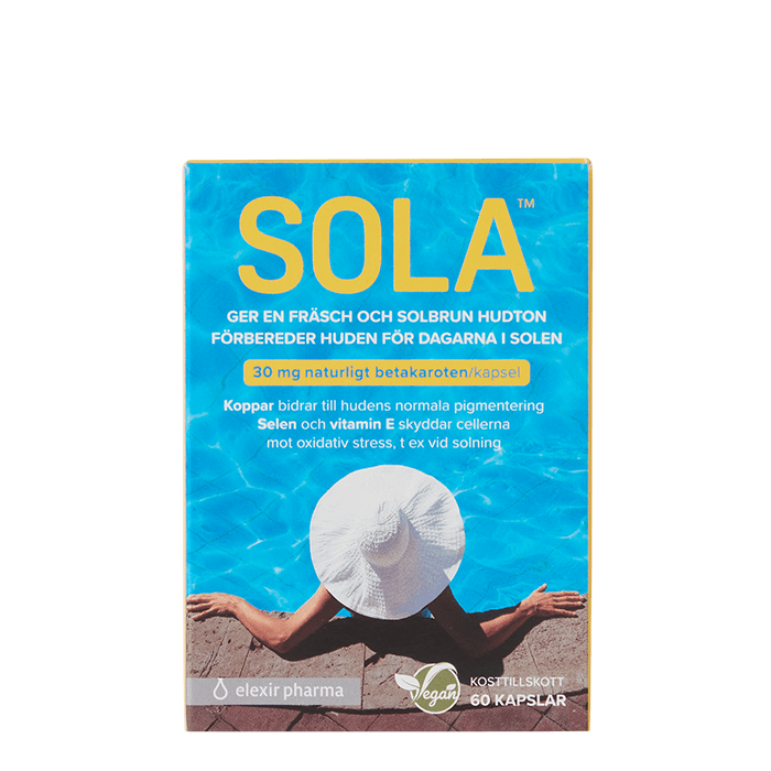 SOLA 60 kapslar – från Elexir Pharma – 130 kr – hos Bodystore