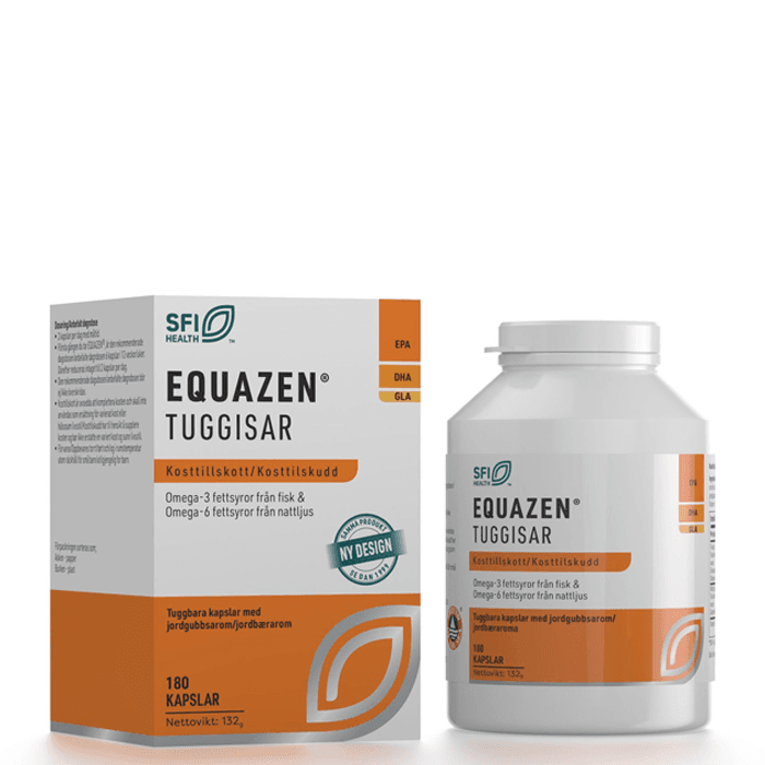 Equazen Chews Tuggisar Jordgubb 180 kapslar – från Equazen – 399 kr – hos Bodystore