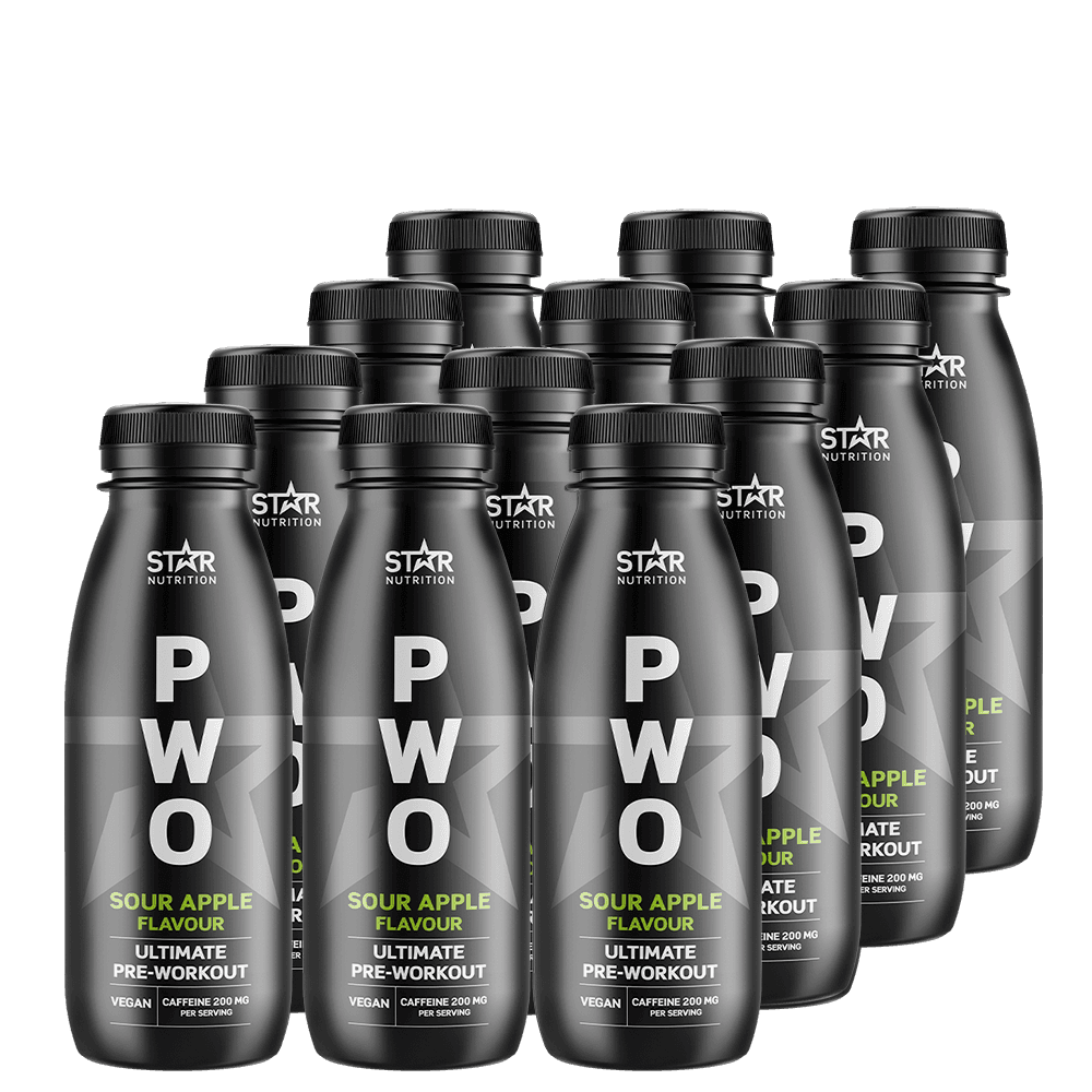 12 x PWO Drink 330 ml från Star Nutrition – köp hos Bodystore