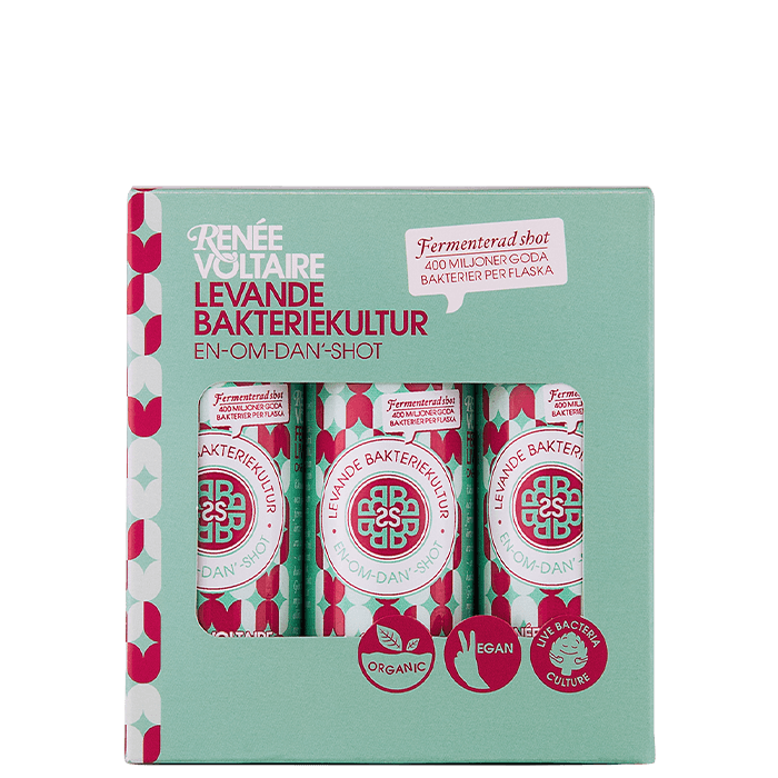 Levande Bakterikultur En Om Dan Shot 6-pack x 80 ml – från Renée Voltaire – 199 kr – hos Bodystore