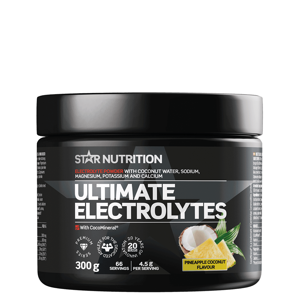 Ultimate Electrolytes Vätskeersättningpulver 300 g – från Star Nutrition – 279 kr – hos Bodystore