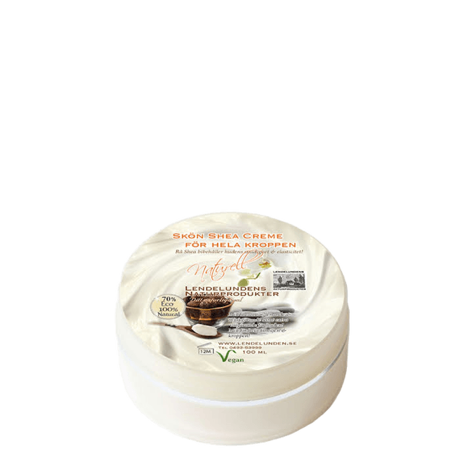 Sheakräm Naturell 100 ml – från Lendelundens Naturprodukter – 119 kr – hos Bodystore