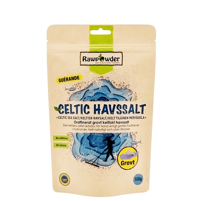 Celtic Havssalt Grov 500 g – från Rawpowder – 71 kr – hos Bodystore