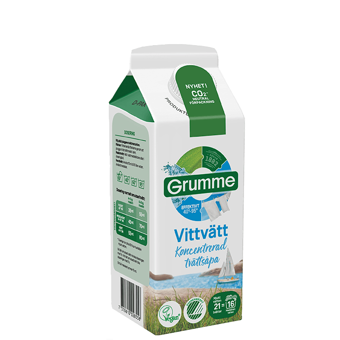 Flytande Vittvätt 750 ml från Grumme – köp hos Bodystore