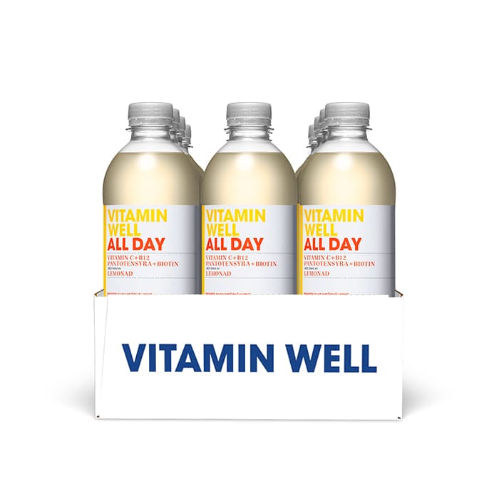 12 x Vitamin Well Vitamindryck 500ml – från Vitamin Well – 229 kr – hos Bodystore