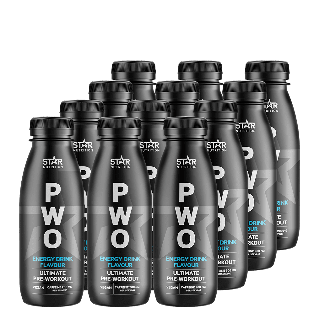 12 x PWO Drink 330 ml från Star Nutrition – köp hos Bodystore